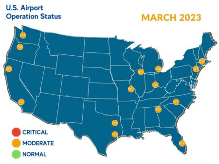 March Airport Status