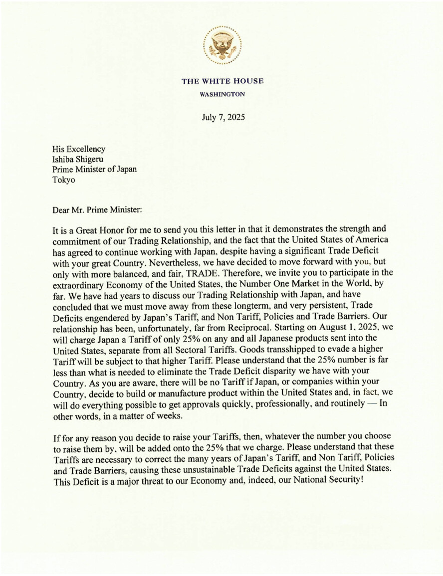 Letter to Japan, pg 1