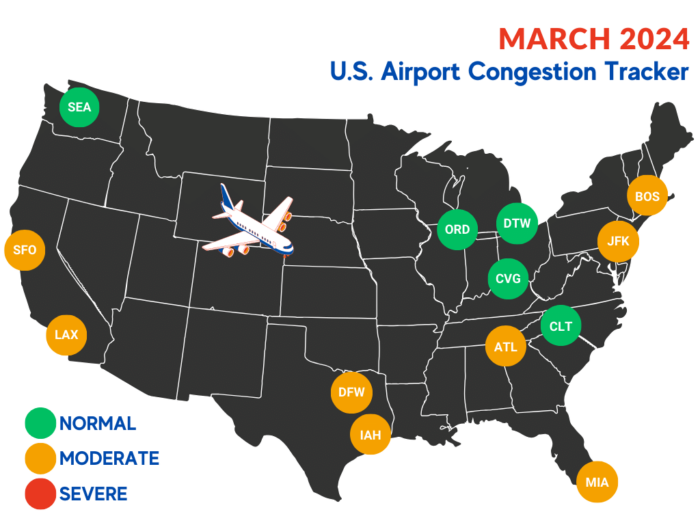 Airport Congestion Map