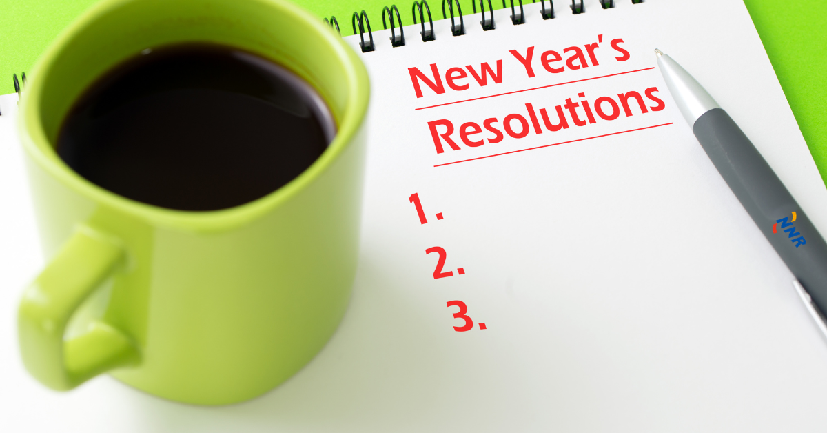Blank list of New Years Resolutions